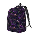 thumbnail image 2 of Daiia Multi-colored Spiders Vintage Canvas Backpack for Men and Women ,Hiking Backpack,Travel Laptop Bag for School,Large Capacity Backpack, 2 of 8