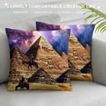 thumbnail image 3 of Orinice Pyramids Horse Camel Graphic Decorative Pillow Cover 1PC 20x20in, 3 of 5