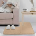 thumbnail image 3 of Carpet for Home - L Shaped Soft Polyester Fiber Rug for Living Room Bedroom Bathroom Durable Floor Mat, 3 of 3