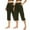 Army Green, variant on ShomPort 2 Piece Yoga Pants for Women Baggy Elastic Waist Capris Workout Lounge Gym Capri Pants with Pockets