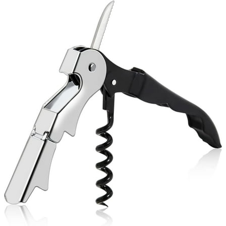 Professional 3 in 1 Waiter's Friend Stainless Steel Wine Bottle Opener Corkscrew