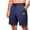 Navy, variant on Luvrsol Gym Shorts Men Breathable Solid Casual Draw Rope Waist Beach Pockets Short, Size S-2XL