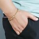 thumbnail image 4 of Pulsera de cuerda de la suerte Sincero con cuentas de cobre y algodón trenzado para hombres y mujeres, 4 of 6