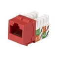 thumbnail image 3 of Black Box CAT6 Keystone Jack - Unshielded - 110 Punchdown Type - TAA - Red - 25-Pack CAT6 Keystone Jack - Unshielded - Red - 25-Pack, 3 of 3