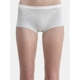 thumbnail image 2 of (3 pack) No Boundaries Cotton Boyshort Panty, Women’s and Women’s Plus, Sizes S-XXXL, 2 of 4