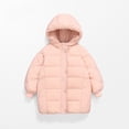 thumbnail image 4 of Girls Jacket,Casual Winter Medium Long Medium Large Down Solid Color Hooded,Boys Winter Jacket, 4 of 9