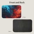 thumbnail image 2 of Pofeuu Red And Blue Fire Print Hem Mat 40x60 - Multipurpose Doormat for Indoor & Outdoor Use - Welcome Your Guests with our Entrance Mat, 2 of 6