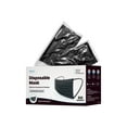 thumbnail image 6 of WeCare Disposable Face Mask, 3-Ply with Ear Loop (50 Individually Wrapped) - Black, 6 of 8