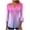 Purple, variant on Oalirro Black 3/4 Sleeve Tops for Women Summer Dressy V Neck Tunic Womens Long Sleeve Tops Dressy