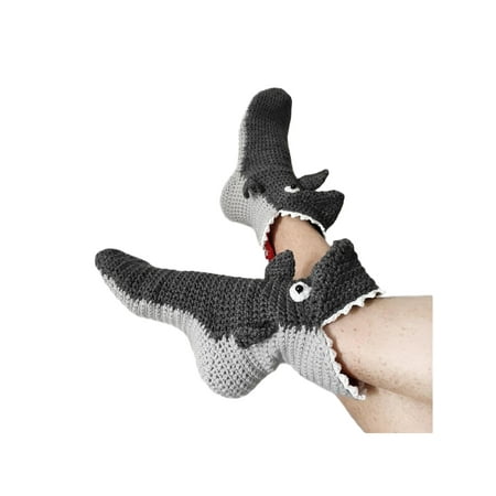 

Funny Socks Animal Knit Men Women Crocodile Socks Novelty Whimsical Alligator Chameleon 3D Cuff Warm Floor Sock