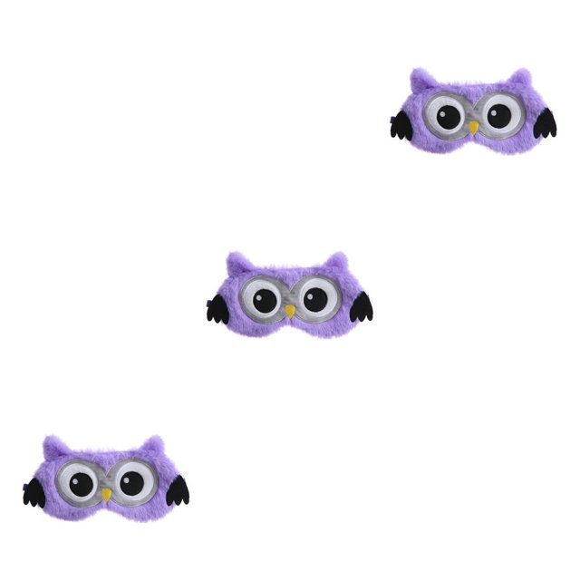 Minnieouse Cubierta de ojo para dormir para niños, portátil, de viaje, para niños, con los ojos vendados, de felpa, parche ciego, cómodo, Type1 NO1