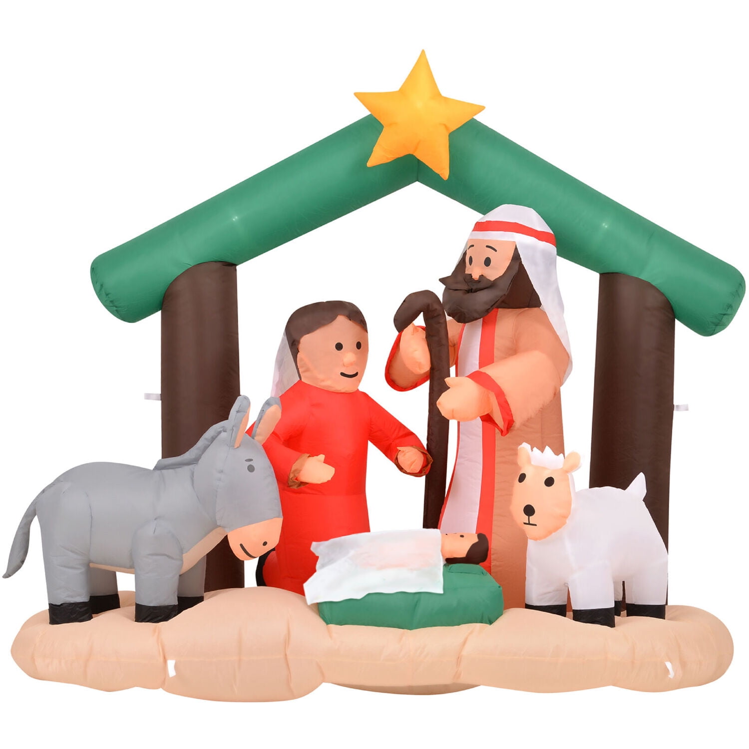 Inflatable nativity scene discount