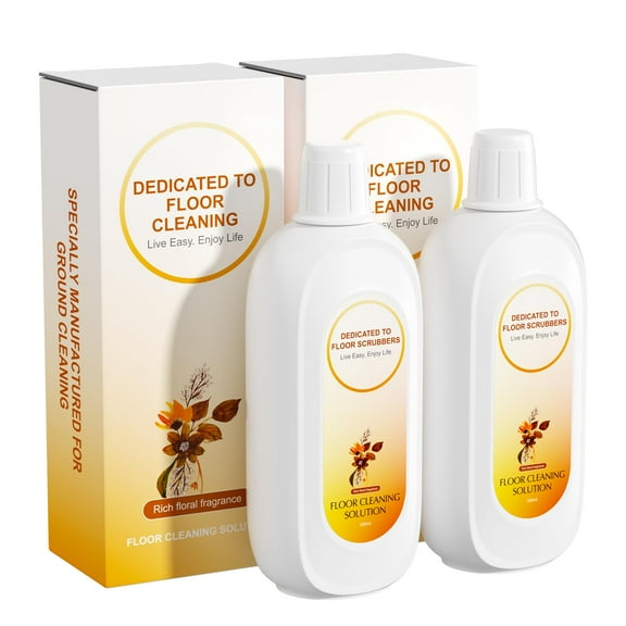 Floor Cleaning Solution Compatible With Tineco , Deep Cleans Multiple Hard Floors, Suitable With All Robot Vacuums with Mopping and Cordless Wet/Dry Vacuum Mop Cleaner (Floral Fragrance 2 Bottle) C67