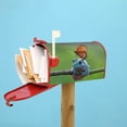 thumbnail image 6 of Yiaed Butterfly Landing On Head Dumpy Frog Print Mailbox Covers, Magnetic Mailbox Cover, Mail Box Covers for Garden Outdoor Decor Box Covers-25.5x21 in, 6 of 8