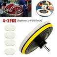 thumbnail image 4 of 6pcs/set 7in Buffing Polishing Pad Car Polisher Drill Wool Wheel Mop Kit, 4 of 5