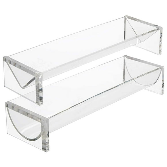 2pcs Acrylic Serving Tray Dessert Serving Tray Snack Serving Tray Party Food Tray