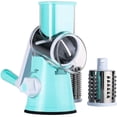 thumbnail image 4 of Mandoline Slicer Vegetable Cutter Chopper Dicer, Onion Cutter Chopper Pro, Kitchen Potato Slicer Food Slicer Cheese Chopper Veggie Cutter for Cucumber, 3 Interchangeable Blades with Peeler, 4 of 6