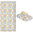 thumbnail image 7 of SKYSONIC 3 Pack Towel Orange Purple Flower Cotton Bath Towel Set (1 Bath Towel, 1 Hand Towel, 1 Washcloth) for Bathroom, Super Soft and Quick Dry Towels, 7 of 7