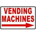 thumbnail image 1 of Vending Machines Sign, 1 of 1