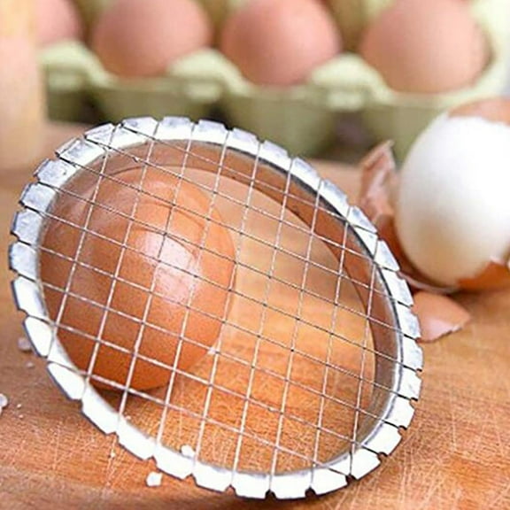 Egg Slicer Steel Eggs Hard Boiled Metal Tomato Cutter Section Chopper