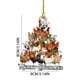 thumbnail image 3 of Adorno de madera navideño 2024 - Colgante personalizado de árbol acrílico para decoración navideña interior y exterior - Decoración del salón y dormitorio del hogar, 3 of 6