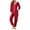 Red-Jumpsuit, variant on Jsaierl Women's Fleece Onesie Pajamas Cozy Warmth Hooded Zipper Jumpsuit Fuzzy One Piece Sleepwear Playsuit Christmas Gifts Pajama