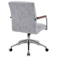thumbnail image 6 of New Pacific Direct Tobin 23" Fabric Office Chair in Smash Gray/Chrome, 6 of 9