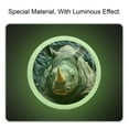 thumbnail image 2 of Rhino Glow-in-the-Dark Round Cabinet Knobs - Fluorescent Drawer Pulls 4-Pack, Suitable for Cabinets, Wardrobes, and Dressers - Furniture Décor with Screws and Handles, 2 of 6