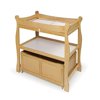 Badger Basket Natural Changing Table With Lower Cart