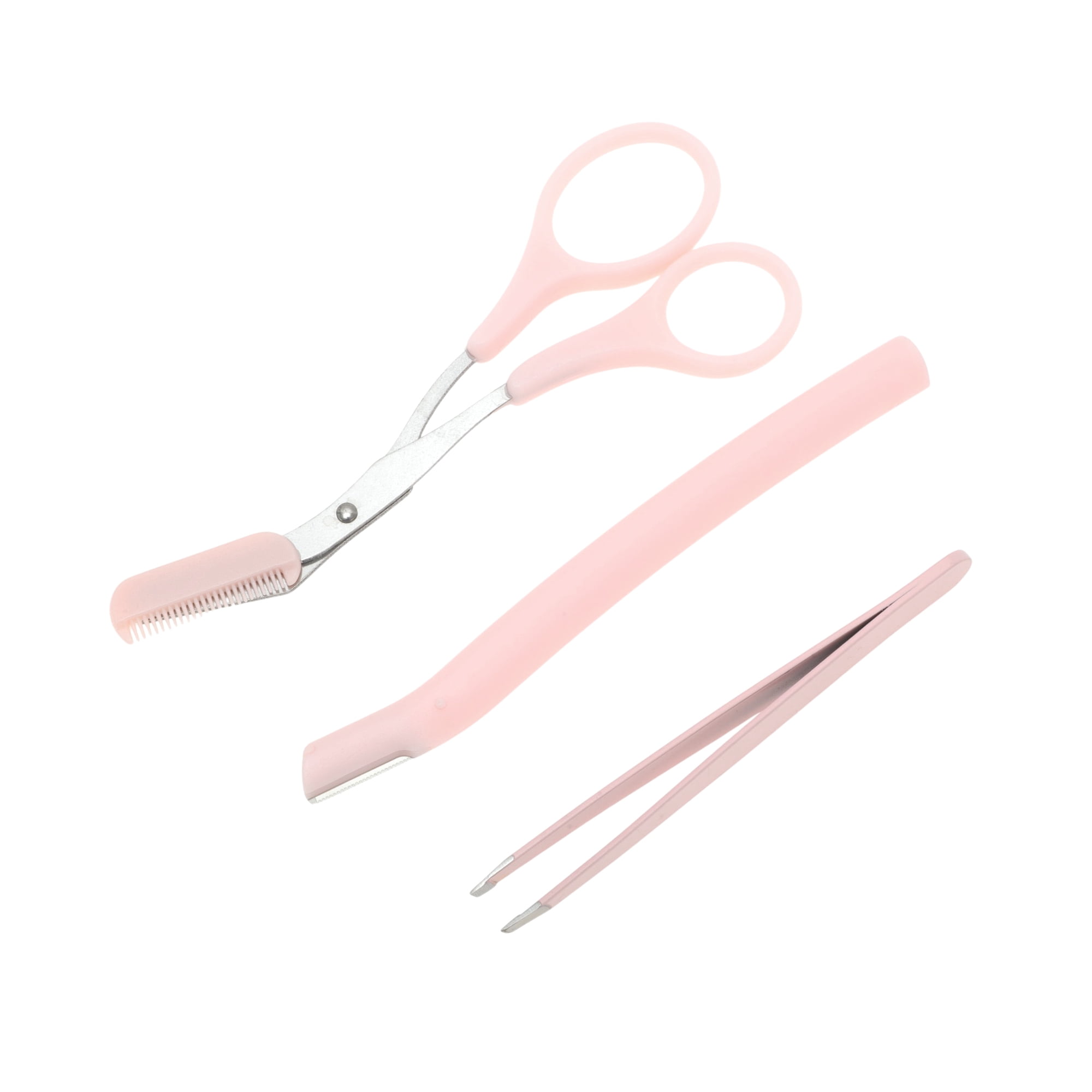 Unique Bargains Portable Multifunctional Eyebrow Scissor Kit for Quick Touch-Ups