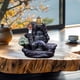 thumbnail image 3 of Quemador de incienso con efecto cascada, soporte de incienso zen, quemador de cono de incienso con cascada de rocalla para meditación en casa o en la oficina., 3 of 8