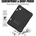 thumbnail image 4 of Case for iPad Mini 6, Slim Duty Drop Proof Shockproof Protective Cover with Stand and Pencil Holder for  Case for iPad Mini 6th Gen 8.3 inch (Black), 4 of 6