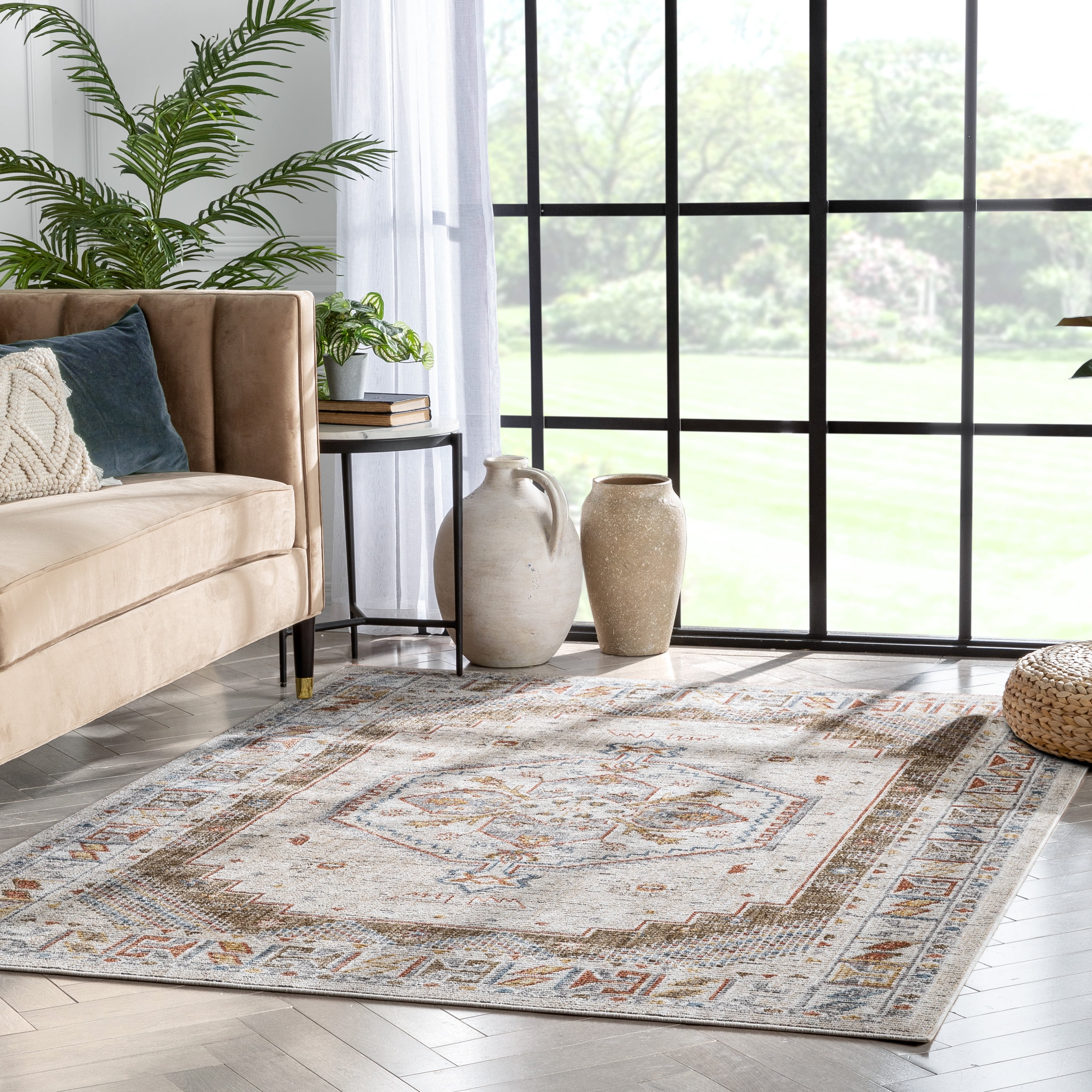 Well Woven Tenley Oriental Area Rug, 7.83' x 9.83', Medium-Height Pile, Soft Underfoot, Easy To Clean