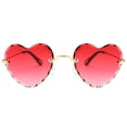 thumbnail image 2 of Gafas de Sol Sin Montura Sunnimix Corazón UV400 Rosa Rojo, 2 of 8