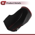 thumbnail image 4 of Cubierta de pomo de cambio antideslizante Unique Bargains para palanca de cambios de coche, protector para Nissan Murano 09-13, cuero sintético negro y rojo, 4 of 6