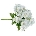 thumbnail image 4 of MesaSe 5-branch Artificial Flower Bouquet Simulation Floral Decor Wedding Party Cloth Fake Flower Home Decor  Light Blue, 4 of 8
