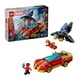 thumbnail image 1 of Set LEGO Super Heroes Auto Deportivo de Iron Man y Pantera Negra vs. Hulk Rojo 76310, 1 of 4