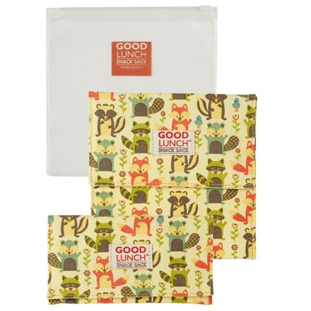 - SugarBooger Good Lunch Snack Sack S/3 Fox