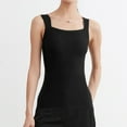 thumbnail image 2 of Uinagy Débardeur de Modelage pour Femmes Col Carré Sans Couture Compression Haut Amincissant Gilet Chaud, 2 of 4