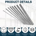 thumbnail image 4 of Uxcell 2 Pcs Square Steel Rod Bar, 3/8"x3/8"x13" A36 Square Steel Bar Stock, Cold Drawn Key Stock Precision, for Keyways Structural Support Industrial Machinery DIY Craft Home, 4 of 6