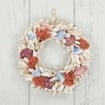 thumbnail image 5 of Northlight Seashells and Shaved Wood Small Artificial Wreath - 13", 5 of 5