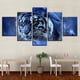 thumbnail image 4 of Gwong Decoración hogareña 5pcs Tiger Art Painting Poster Cartel Foto de Colgante Set Hogar Sala de estar Decoración de la pared Gwong 21036406, 4 of 7