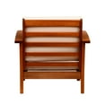 thumbnail image 6 of Amazonia 4-Piece Solid Wood Outdoor Conversation Set, Natural/Off-White, 6 of 13