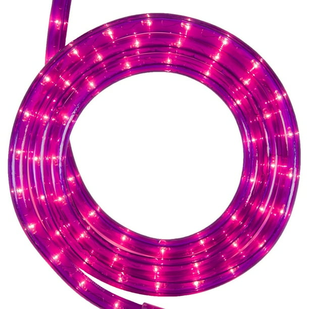 18 ft. Purple Rope Light Kit, 216 Incandescent Lights, ReadytoInstall