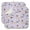 Abstract, variant on 2pcs Tribal Folk Style Drying Mat Colorful Vintage Floral Absorbent Microfiber Pad, 3-Layer Thick & Reusable for Dishes, Heat Protection, Compact Foldable Design