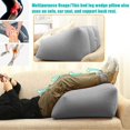 thumbnail image 3 of WEISIPU Inflatable Elevated Wedge Tripod Support Pillow Cushion Improves Circulation and Reduces Swelling, Versatile Leg Pillow For Sleeping, Surgery and Injury Recovery, 3 of 7