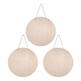 thumbnail image 2 of Round Wooden Pieces 3 Sets Khaki Unfinished Suitable For Craft Supply And Decorative Use, 2 of 3