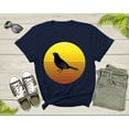 thumbnail image 3 of Black Crow Bird Silhouette At Sunset Wildlife Nature Animal T-shirt Crow Lover Gift Shirt For Men Women Kids Crow Themed Graphic Tshirt, 3 of 8