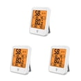 thumbnail image 4 of Toystoory Mini termómetro de temperatura alimentado por medidor preciso de humedad medidor LCD sala de estar blanco térmico con Type1 NO1, 4 of 6