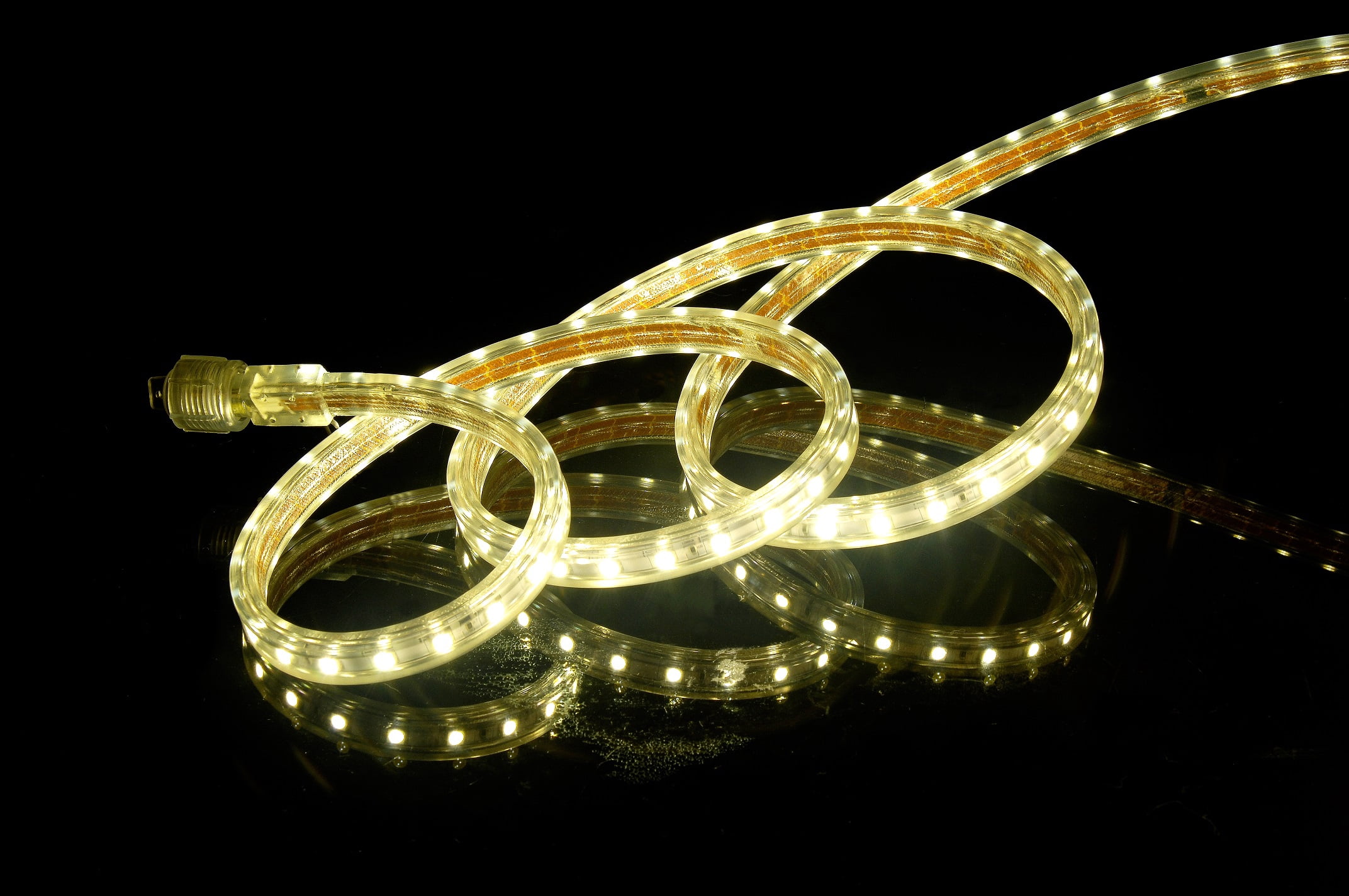 CBConcept UL Listed, 120 Feet, 13000 Lumen, 4000K Soft White, Dimmable, 120V AC Flexible Flat LED Strip Rope Light, Waterproof, Accessories Included,[Ceiling Light, Kitchen Lighting] [Ready to use]
